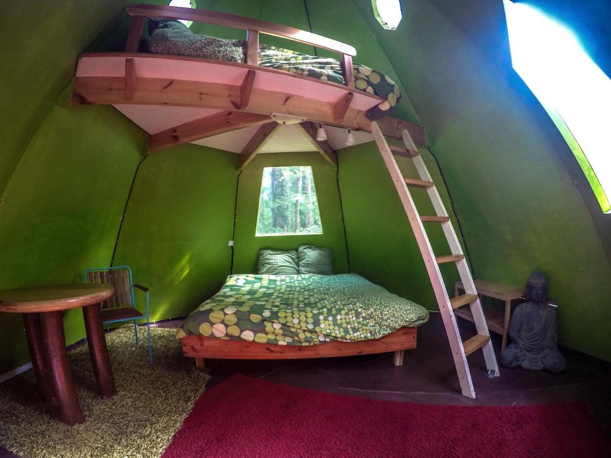 Les Bulles De La Maison Du Rocher Noisy-sur-Ecole Esterno foto
